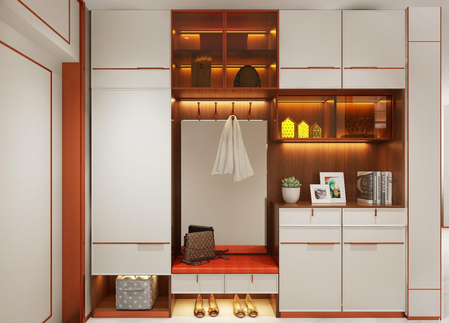 shoes cabinet functional cabinet melamine door material