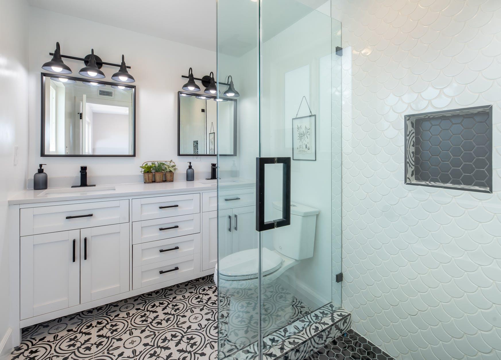 white pvc bathroom vanity