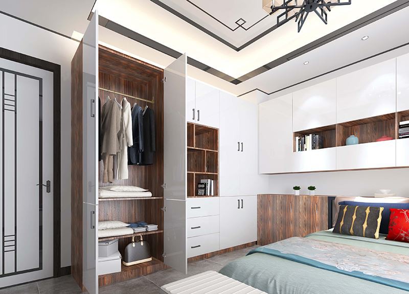 wardrobe lacquer melamine furniture full house soulution