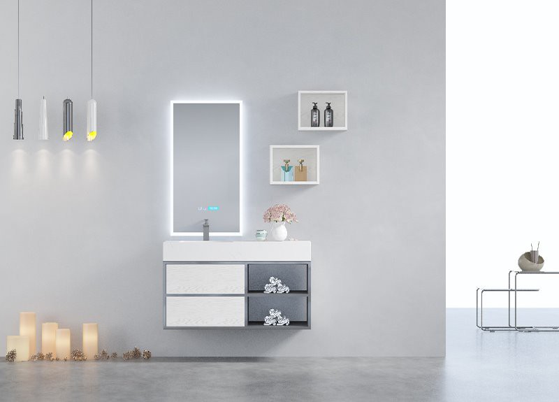 wall hung bathroom cabinet 