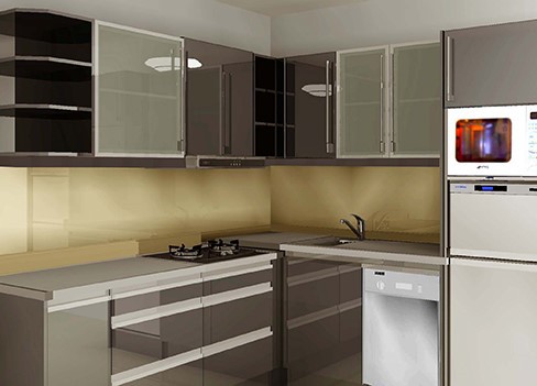 Norway lacquer kitchen cabinet wholesale-2