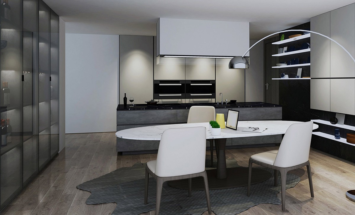 kitchen cabinet uv melamine kitchen cabinet
