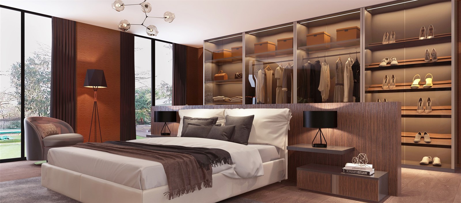 luxury style bedroom design