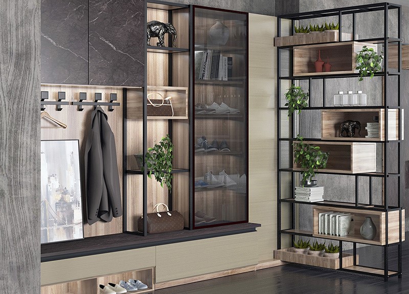 multifunctional entryway cabinet
