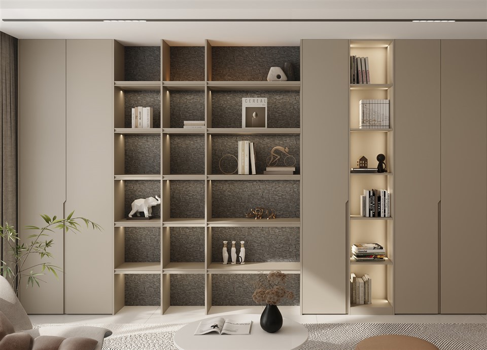 Modern Study Room Bookcase