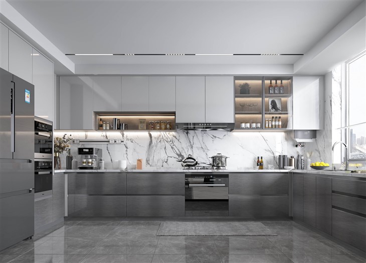 metal style kitchen cabinets