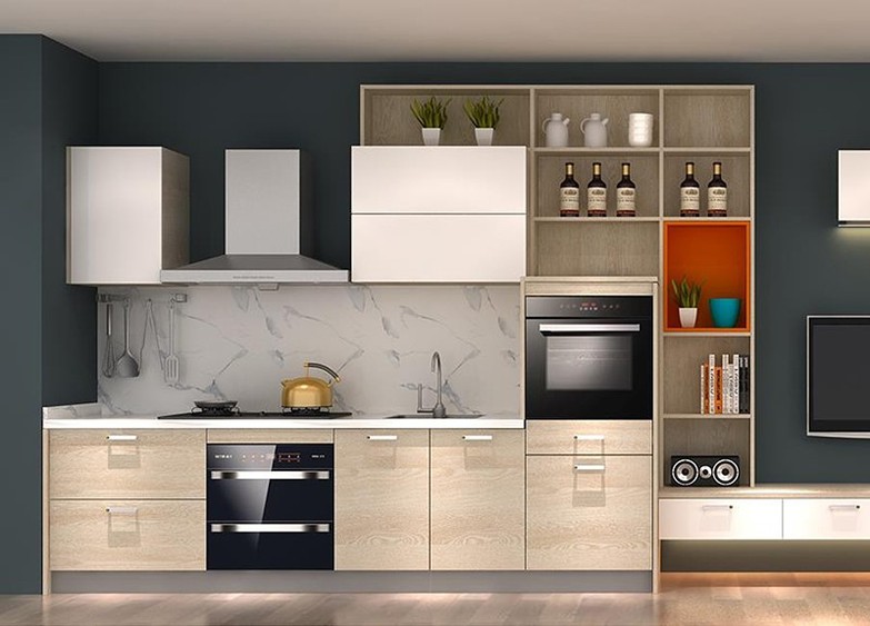 Gloss Contemporary Acrylic Kitchen Cabinets