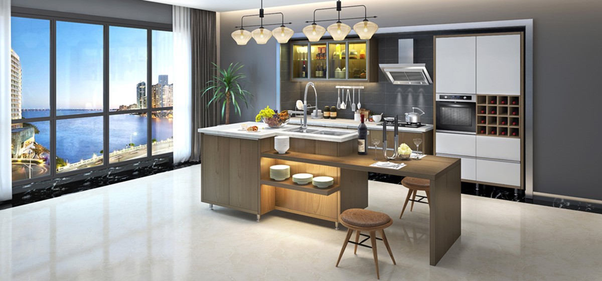 China Hot Modern Kitchen Cabinet suppliers