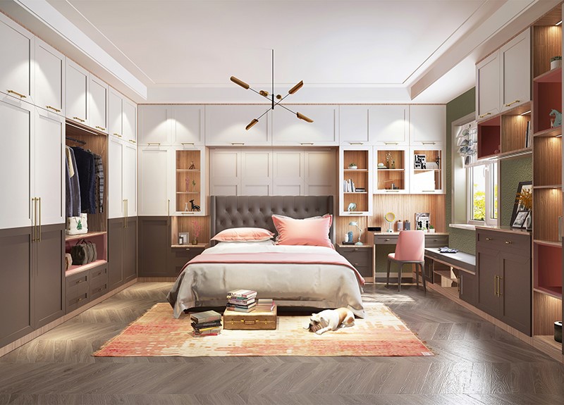wood bedroom wardrobe