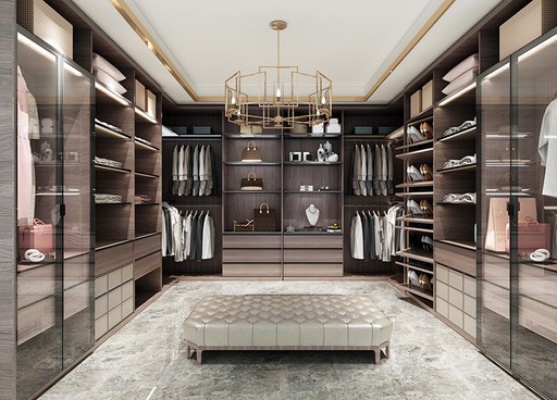 closet melamine wood grain urban modern