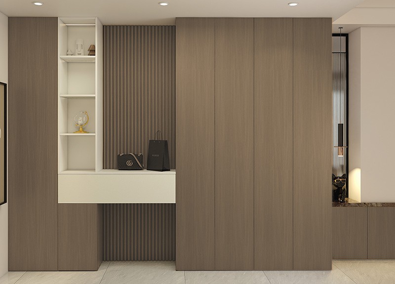 Hallway Entrance Interior Cabinets
