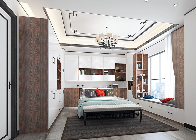 master bedroom lacquer melamine furniture full house soulution