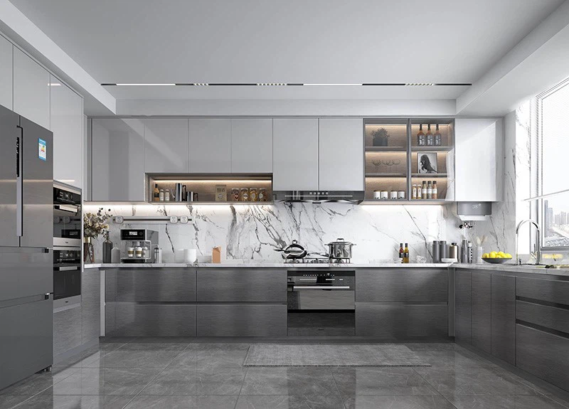 metal style kitchen cabinets