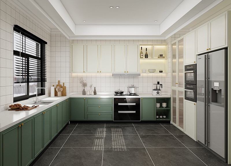 Water-based Paint Kitchen Cabinet