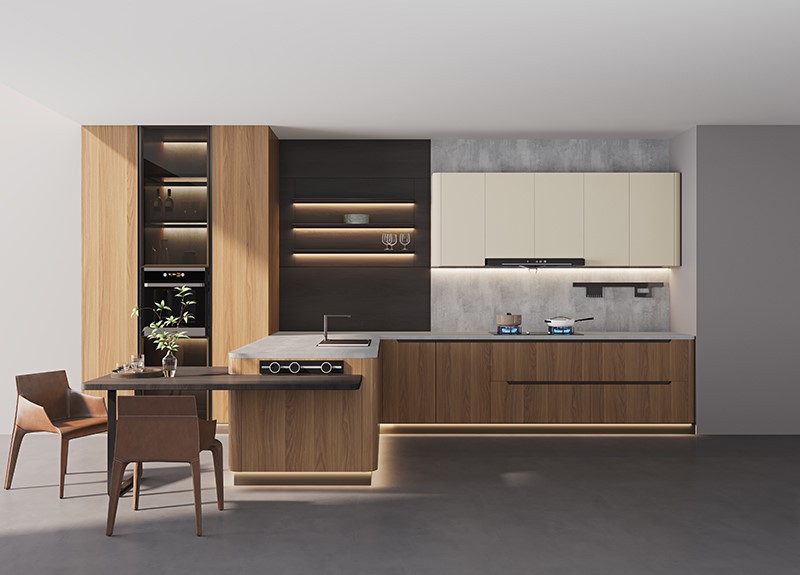 Bespoke Melamine Kitchen Cabinets