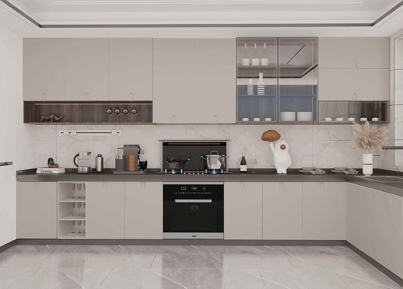 Modular Lacquer Kitchen Cabinets