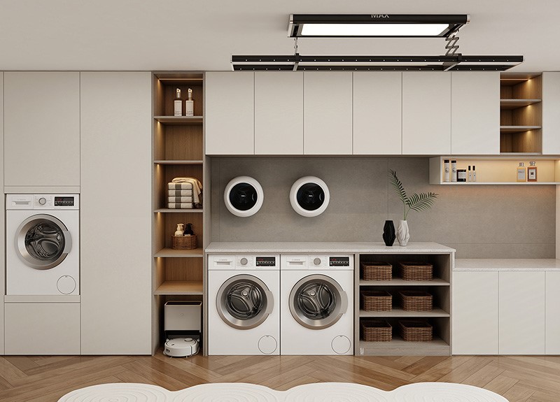 Functional Laundry Room Cabinets