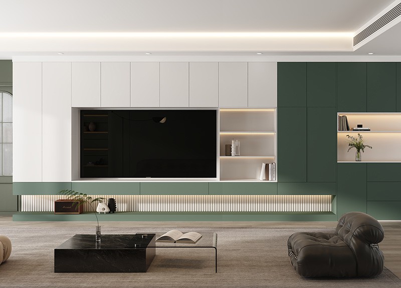 White Entertainment Center