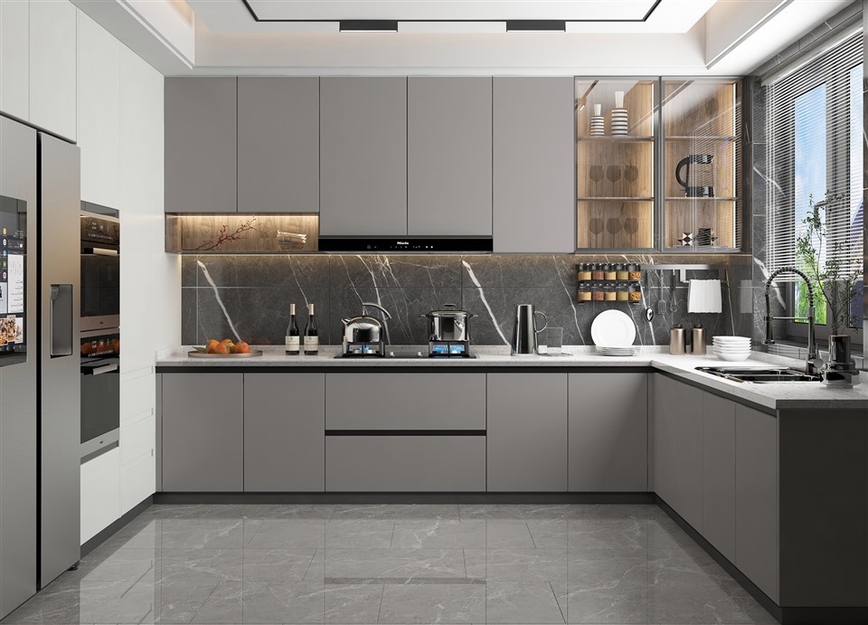 Small U-shaped Kitchen Cabinets
