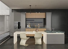Grey Luxury Kitchen Cabinets