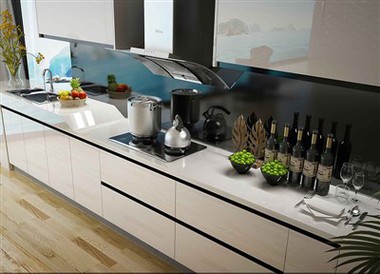 Handless Lacquer Kitchen Cabinets