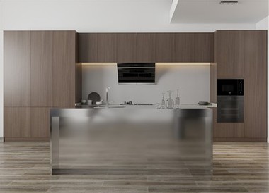 Minimalist Melamine Kitchen Cabinets