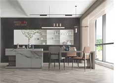 Sleek Dining Room Cabinets