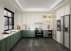 Water-based Paint Kitchen Cabinet