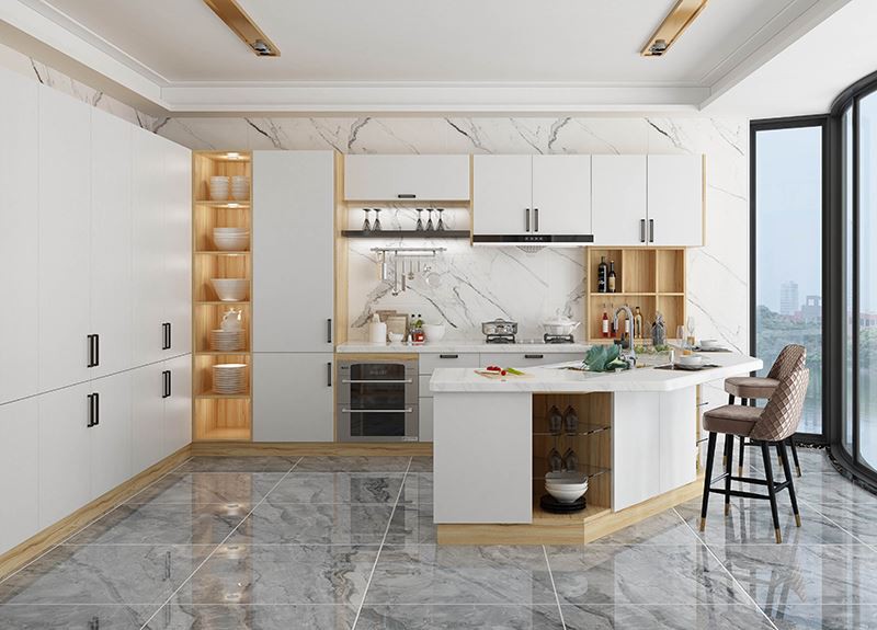 White Melamine Cabinets