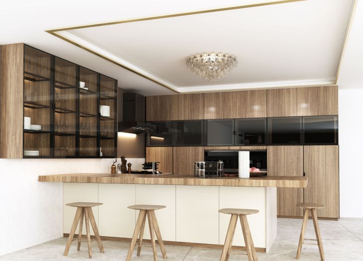 kitchen cabinet melamine furniture full house soulution