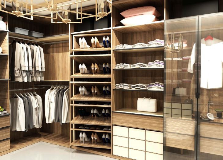 European Style Bedroom Wardrobe