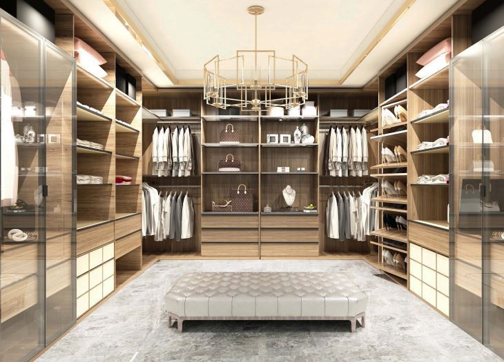 European Style Bedroom Wardrobe