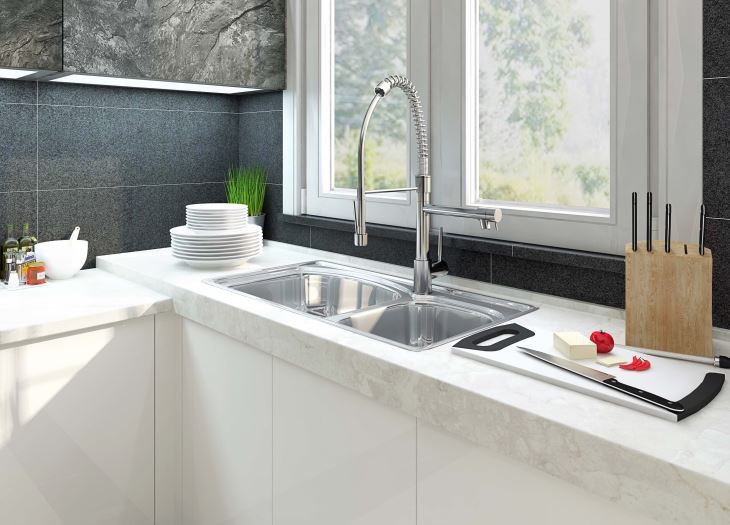 RTA Melamine Kitchen Cabinets
