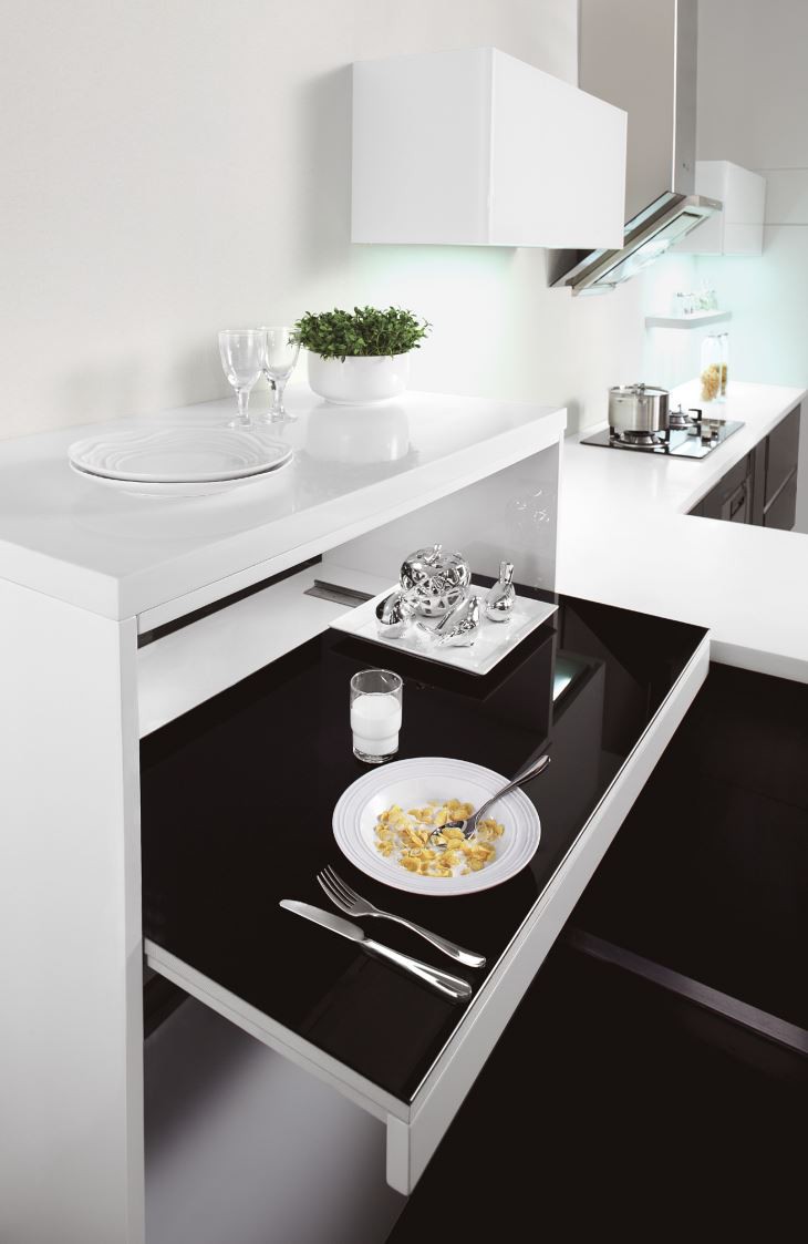 Scratch Resistant Acrylic Kitchen Cabinet