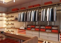 Modular PVC Residential Wardrobe