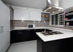 Acrylic Modular Kitchen Cabinet