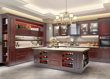 Cherry Wood Kitchen Cabinets