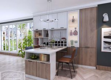Customized PVC Kitchen Cabinets