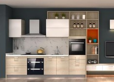 Durable Melamine Kitchen Cabinets