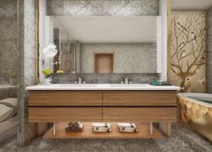 Modern Melamine Bathroom Vanity