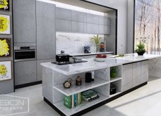 PVC Door Kitchen Cupboard