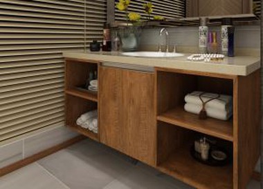 Simple Bathroom Vanity Cabinets