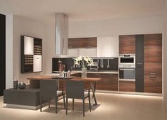 Textured Melamine Kitchen Cabinets