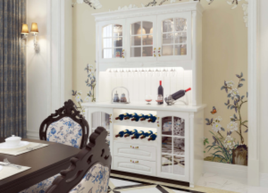 White Wine Bar Cabinet