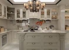 White Wooden Kitchen Cabinets