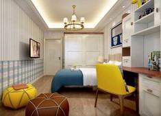 Wooden Children Room Wardrobe