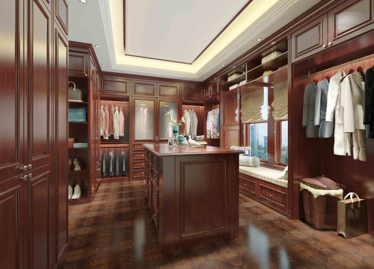 Wood Armoire With Drawers