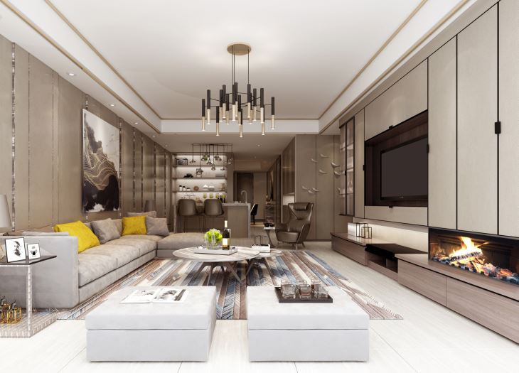 Custom Living Room Cabinetry