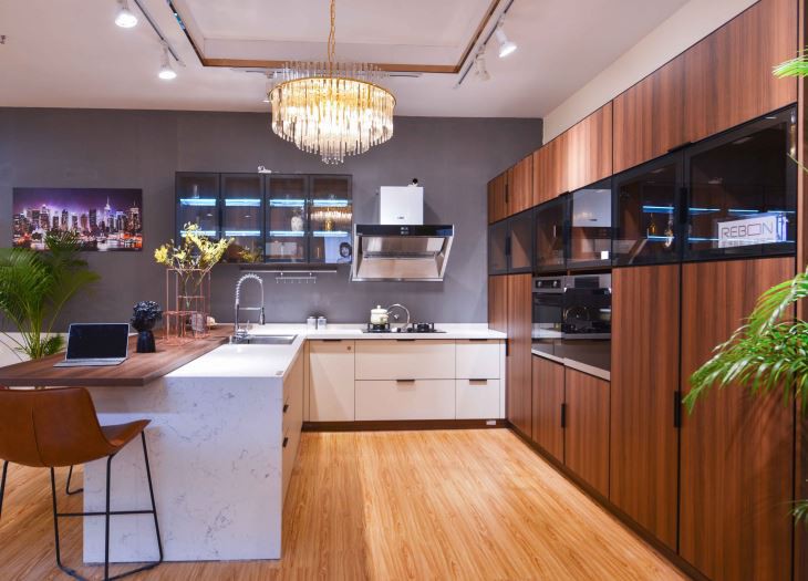 Durability Melamine Kitchen Cabinet