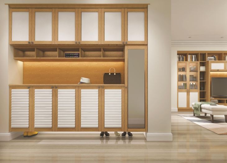 Modern Shoe Storage Hallway